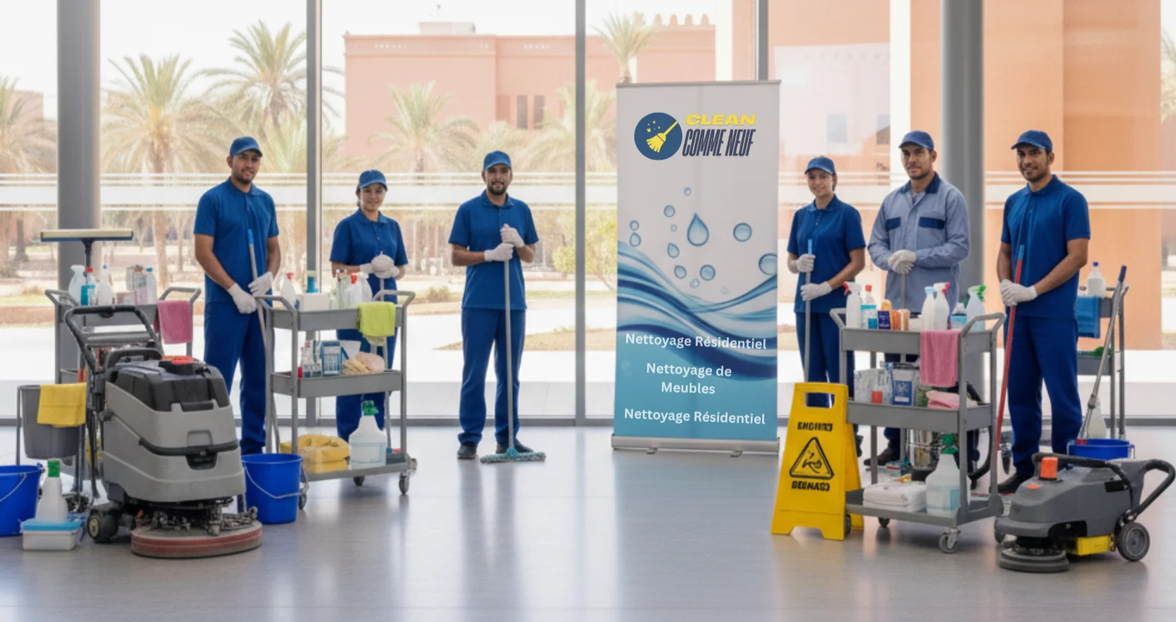 VOTRE PARTENAIRE PROPRETÉ À MARRAKECH